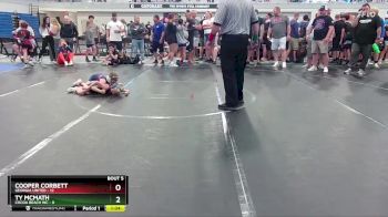 56 lbs Round 2 (6 Team) - Cooper Corbett, Georgia United vs Ty McMath, Cocoa Beach WC