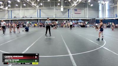 96 lbs Round 5 (6 Team) - Griffin McNair, Capital City WC vs Camron Veneziano, CTWHALE