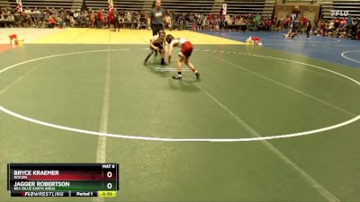 85 lbs Cons. Round 2 - Jagger Robertson, BEA (Blue Earth Area) vs Bryce Kraemer, Rocori