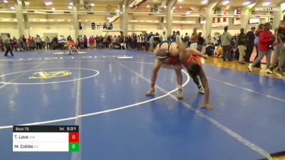 197 lbs Round Of 32 - Tyler Love, The University Of Virginia vs Marquis Cobbs, Campbell