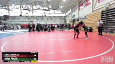 190 (192) Cons. Round 5 - Abigal Pittman, Fremont (Oakland) vs Rheya Ramos, St Patrick - St Vincent