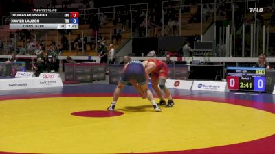 92kg (non-olympic) Cons. Semi - Thomas Rousseau, Edmonton Wrestling Club vs Xavier Lauzon, Tritton Performance WC