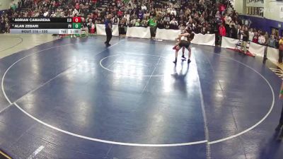 120 lbs Semifinal - Adrian Camarena, Eldorado vs Alan Zebari, Palo Verde