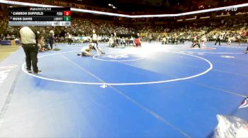 138 Class 4 lbs 1st Place Match - Camron Duffield, Parkway South vs Ross Davis, Liberty