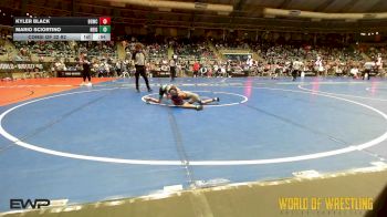 61 lbs Consi Of 32 #2 - Kyler Black, Big Game Wrestling Club vs Mario Sciortino, Neighborhood Wrestling Club