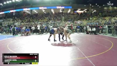 215 2A Quarterfinal - Kyle Nilsson, New Smyrna Beach Sr H S vs Harper Noel, Heritage