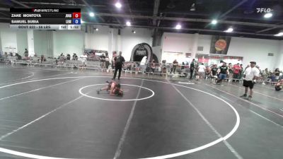 58 lbs Semifinal - Zane Montoya, Juggernaut WC vs Samuel Subia, Legends Of Gold LV