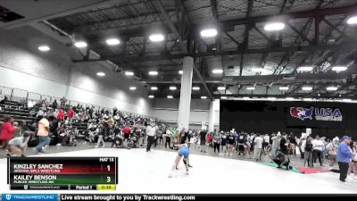 130 lbs Cons. Round 5 - Kailey Benson, Purler Wrestling Inc vs Kinzley Sanchez, Arizona Girls Wrestling