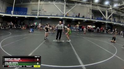 56 lbs Round 5 (6 Team) - Colvin Smith, U2 Uprising Black vs Bentley Miller, Ragin Raisins Catawba