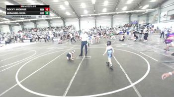 43 lbs Quarterfinal - Rocky Andrade, Rkda vs Leoangel Silva, Juggernaut WC