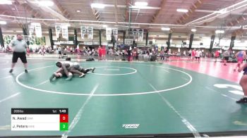 285 lbs Semifinal - Nizar Awad, Scanlan Wrestling Academy vs Juelz Peters, Independent