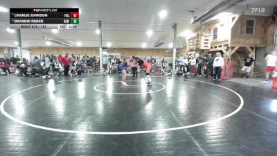 167 lbs Consi Of 4 - Charlie Johnson, Falls vs Brandin Reber, New Ringold