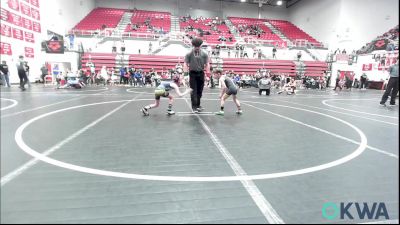 60 lbs Rr Rnd 2 - Rhett Brown, Tecumseh Youth Wrestling vs Axl Ellsbury, Husky WC