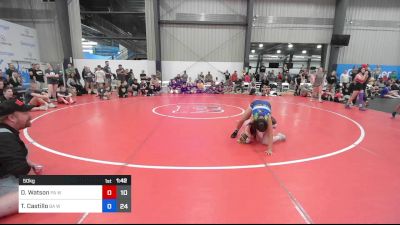 50 kg Quarterfinal - Daylee Watson, PA West Black vs Tatianna Castillo, WOW