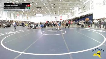 106 lbs Champ. Round 1 - Agnes Terpening, Brawler Elite vs Connor Van Buren, Club Not Listed