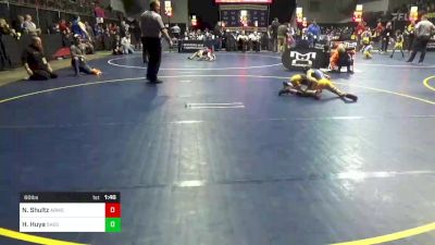 60 lbs Round Of 16 - Noah Shultz, Armstrong vs Hunter Huya, Saegertown