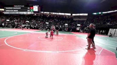 60 lbs 5th Place Match - Maddox Marquez, FSJ3 vs Brexton Merz, LCW3