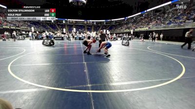 160 lbs Round Of 32 - Colton Stillwagon, Laurel vs Kole Peat, Armstrong