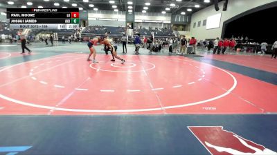 184 lbs Champ. Round 1 - Paul Moore, Liberty U vs Josiah James, Andrew College