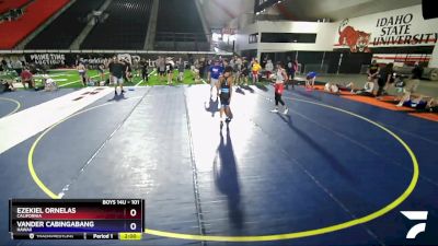 101 lbs Semifinal - Ezekiel Ornelas, California vs Vander Cabingabang, Hawaii