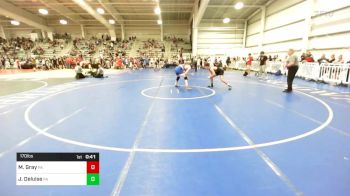 170 lbs Consi Of 8 #2 - Mark Gray, PA vs James Deluise, PA