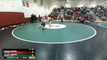 190 lbs Champ. Round 1 - Elijah Timbers, Natrona County vs Mason Dehmel, Worland