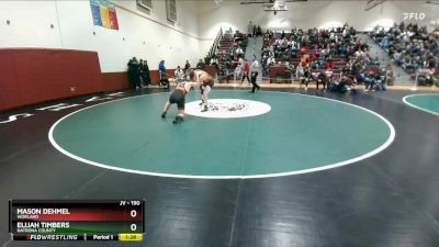 190 lbs Champ. Round 1 - Elijah Timbers, Natrona County vs Mason Dehmel, Worland