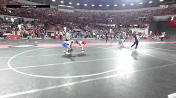 115 lbs Champ. Round 2 - Wyatt Wolf, Crass Trained vs Cash Leisgang, Seymour Area Wrestling Club