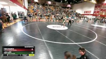 98 lbs Quarterfinal - Levi Lipe, Cody Middle School vs Tim Church, Lincoln Middle School