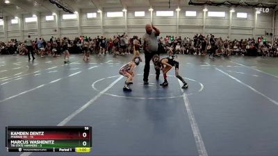 56 lbs Round 1 (8 Team) - Marcus Washenitz, Tri State Hammers vs Kamden Dentz, Phoenix WC