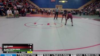 1 - 106 lbs Champ. Round 1 - Alex Lopez, Galax vs Elijah Castellanos, Westmoreland HS