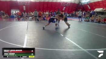 190 lbs Round 1 (4 Team) - Brody Heidelberger, Roncalli vs West Bieber, Coleman Cougars