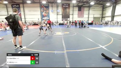 95 lbs Rr Rnd 1 - Damien Kemble, Ohio Titan Scarlet vs Colton Wirtz, Iron Faith Wrestling