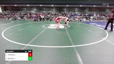 144 lbs Round Of 128 - Landon Thomas, AZ vs Taryn Nichols, MO