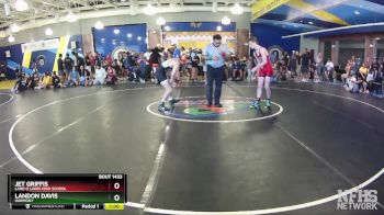 126 lbs Cons. Round 3 - Landon Davis, Harmony vs Jet Griffis, Land O Lakes High School