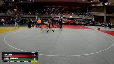 102 lbs Quarterfinals (8 Team) - Riley Kraemer, Rocori vs Tim Lind, Staples