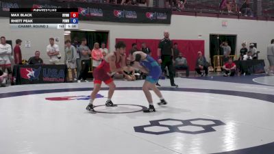 60F kg Champ. Round 2 - Max Black, NYAC/NMU vs Rhett Peak, Position Wrestling