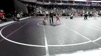 53 lbs 7th Place - Monaya Cobbs, Belleville Little Devils vs Allison Leach, Rams WC