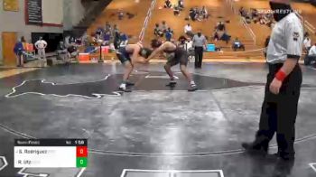 215 lbs Semifinal - Samuel Rodriguez, Gettysburg vs Robert Utz, South Western
