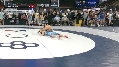 165 lbs Cons. Rd Of 64 - Cooper Culver, California vs Luke Tompkins, New Jersey