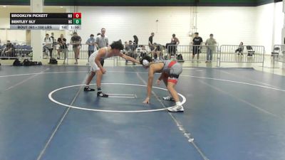 150 lbs Consi Of 16 #2 - Brooklyn Pickett, MD vs Bentley Sly, NC
