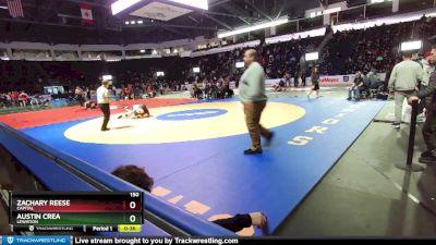 150 lbs Cons. Round 3 - Zachary Reese, Capital vs Austin Crea, Lewiston