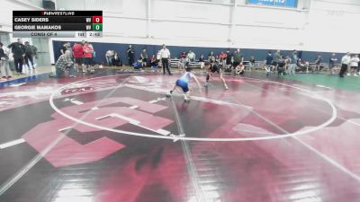 C-132 lbs Consi Of 4 - Casey Siders, WV vs Georgie Mamakos, WV