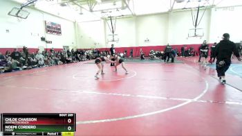 115 lbs Champ. Round 2 - Chloe Chaisson, Huntington Beach vs Noemi Cordero, Poway