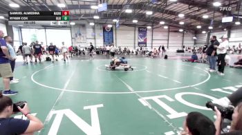 160 lbs Round Of 32 - Samuel Almedina, Mat Assassins vs Ryker Cox, Blue Wave