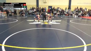 60 lbs Champ. Round 2 - Lucas Connor, Outlaw Wrestling Club vs Lawson Dorn, Parkers Prairie