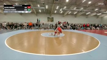 130 lbs Cons. Round 4 - Jennalie Ramos, Fort Morgan vs Olivia Herget, Cheyenne Central