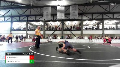 110-116 lbs Cons. Round 2 - Christopher Moore, Olympus Wresting vs Nolan Favorite, BCWC