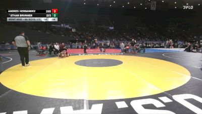 6A Boys 175 lbs Cons. Semi - Ethan Brunner, Century Boys vs Andres Hernandez, Sherwood Boys
