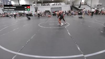 150 lbs Round 1 (6 Team) - Gabe Paradis, Freakztyle Black vs Joshua Thomas, Barn Brothers BlueWave